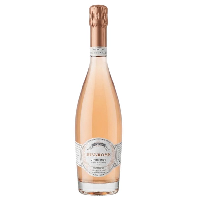 FR Rivarose Brut Prestige Sparkling Rose Mediterranee IGP
