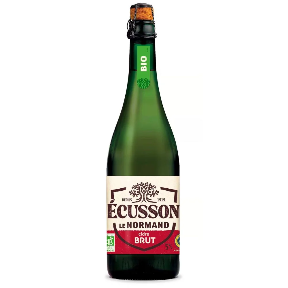 FR Ecusson Le Normand Bio Organic Apple Cider Brut (750ml)
